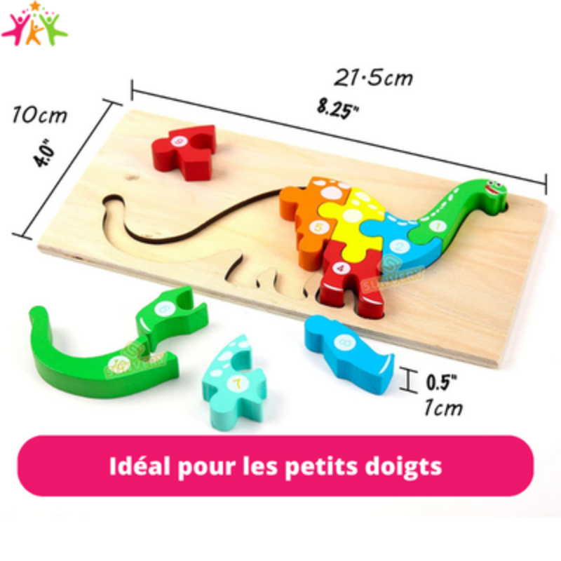 Puzzle 3D Montessori | TinyPuzzle™