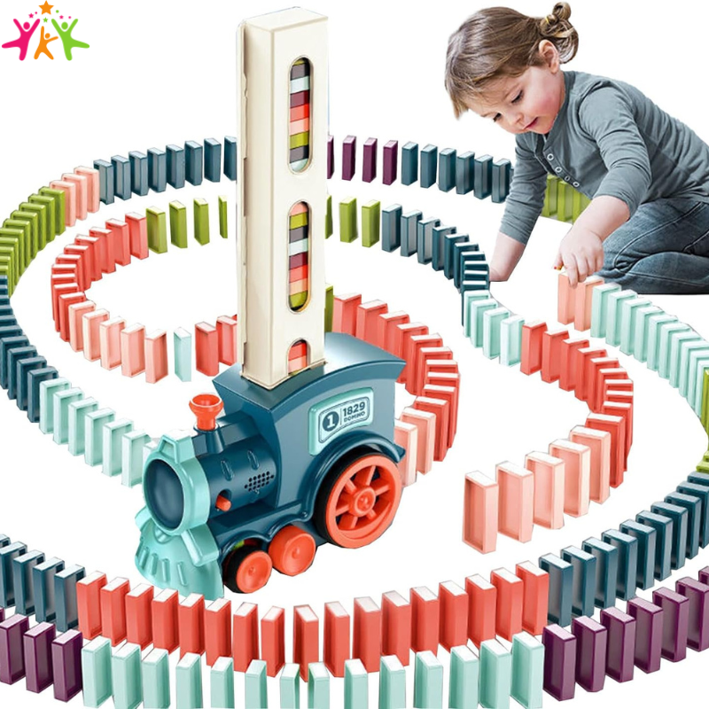 Train electrique Dominos jeu - DominoLoco™ – Pour mes enfants